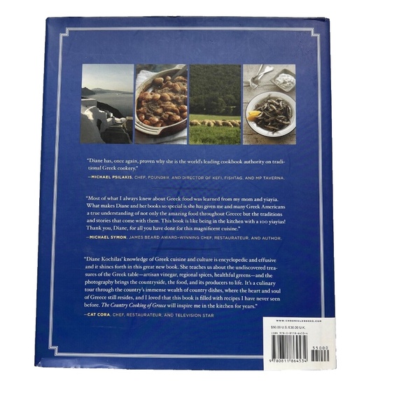The Country Cooking of Greece Diane Kochilas Hardcover Dustjacket 384 pgs 2012 - Picture 5 of 11